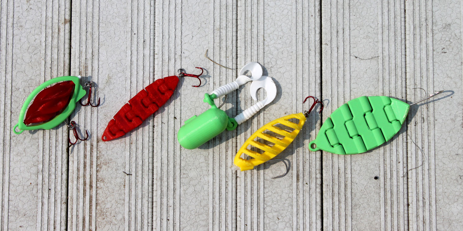 Testing 3D Printed Fishing Lures - Jacob Stanton