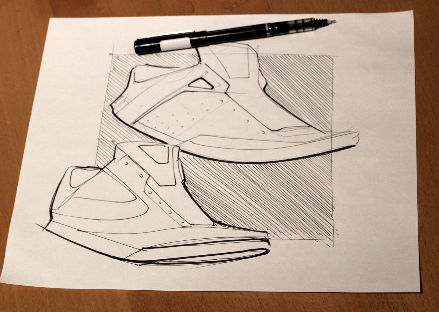 inktober sketch shoe 02