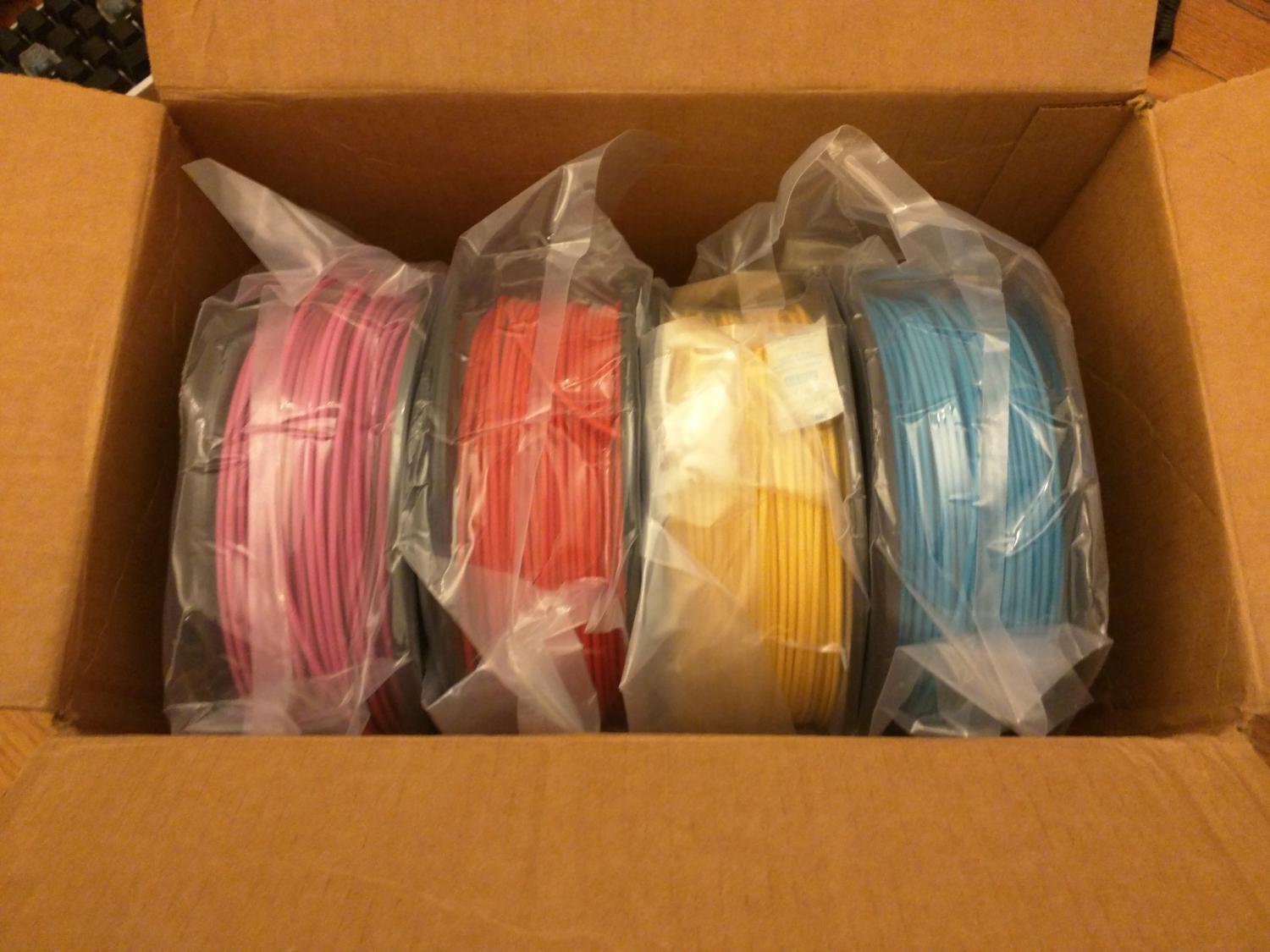 matter hackers filament shippment package order