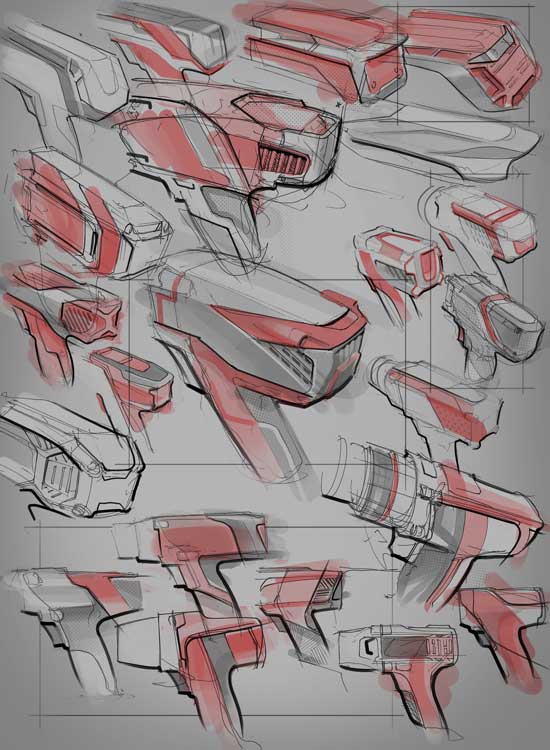 1-drill-rough-scribble-sketch-concept-industrial-design-collage-power-tool